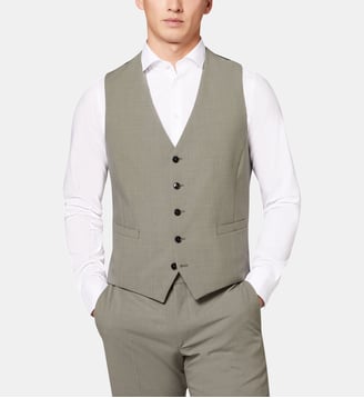 Gilet de costume Nicolo - Digel - Vert sauge