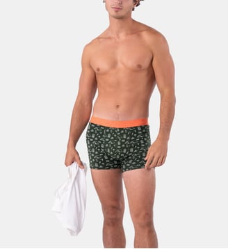 Boxer Adventurer en coton biologique - Billybelt - Vert