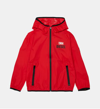Coupe-vent avec logo imprimé - Diesel Kids - Rouge