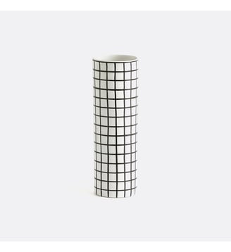 Vase en céramique H25 cm - La Redoute Interieurs - Noir et blanc