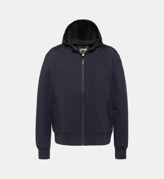 Blouson technique à capuche - Schott - Marine