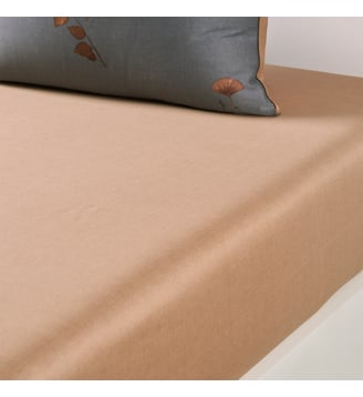 Drap housse en satin de coton - Boss Home - Multicolore