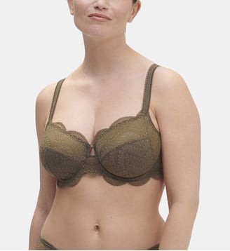 Soutien-gorge avec armatures emboitant - Vert Aventure - Simone Pérèle - Vert