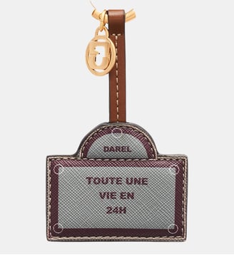 Charm en toile enduite et cuir –UNE VIE EN 24H - Gerard Darel - Multicolore