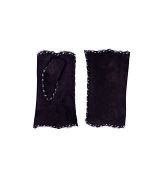 Mitaines AlixMIT Femme Cuir Double Face Agnelle