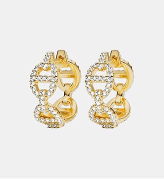 Boucles D'Oreilles Marine - APM Monaco - Jaune