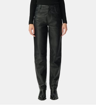 Jean bootcut enduit taille haute - Ikks - Noir