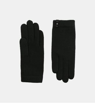 Gants Zaguio Cachemire - Agnelle - Noir