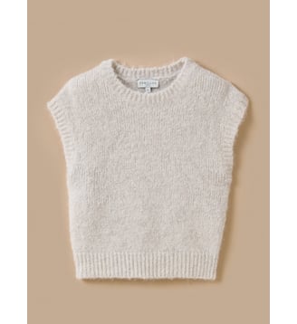 Pull sans manches  laine et alpaga Cyrillus
