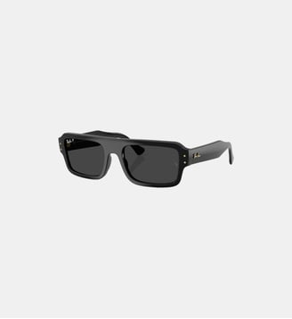 Lunettes de soleil Rectangulaire RB4454 Flacko - Ray Ban - Noir