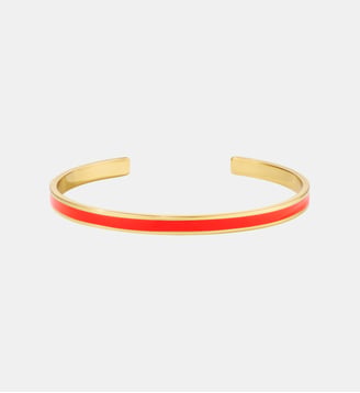Bracelet jonc ouvert - Bangle Up - Orange rouge