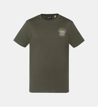 T-shirt imprimé 1903 Rider - Schott - Kaki