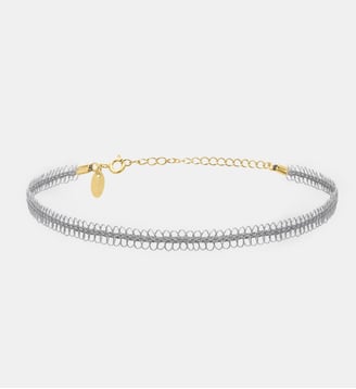 Collier choker doré mini 90's - lace - Caroline Najman - Doré