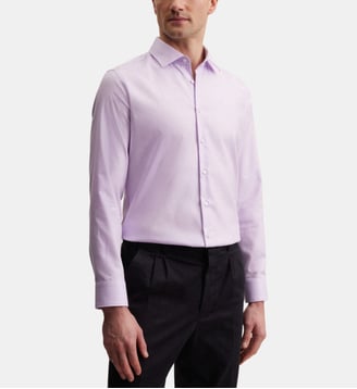 Chemise Business Manche longue Slim Col Kent - Seidensticker - Violet