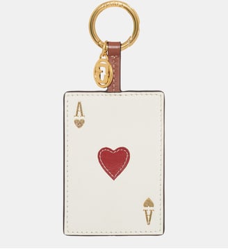 Charm en cuir – AS DE CŒUR - Gerard Darel - Rouge