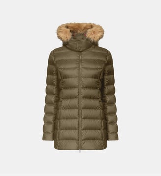 Doudoune mi-longue Grand Froid Perle - Jott - Kaki