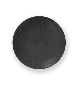Assiette dessert ronde par 6 - Médard de Noblat - Noir