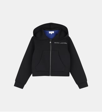 Cardigan à capuche - Marc Jacobs Kids - Black