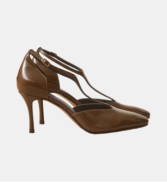 Escarpins en cuir vernis Numéro 176 Rivecour