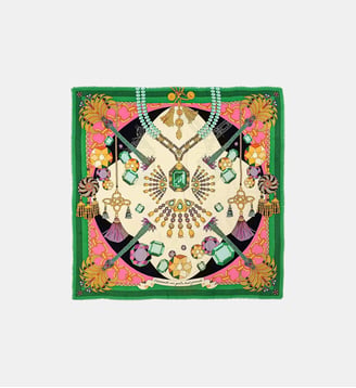 Foulard à motifs DIAMONDS - Wild - Vert