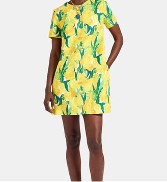 Robe Mini Swing Zesty Yellow - La DoubleJ - Jaune