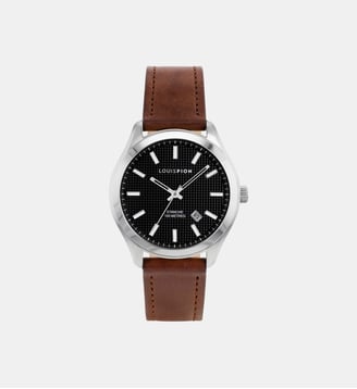 Montre Adrien Noir XC4691IN\6 - Louis Pion - Argenté