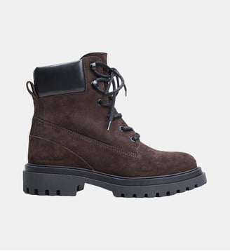 Ranger Louane en croûte de cuir - Jonak - Marron et noir
