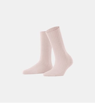 Chaussettes Pour Bottes Cosy Wool Boot Laine - Falke - Rose pâle