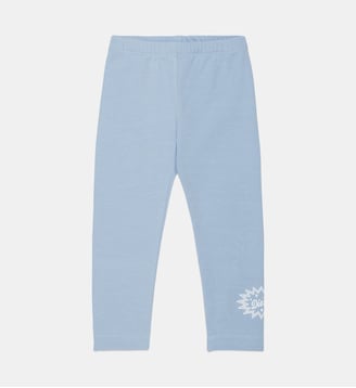 Pantalon en maille avec logo - Diesel Kids - Bleu poussiéreux