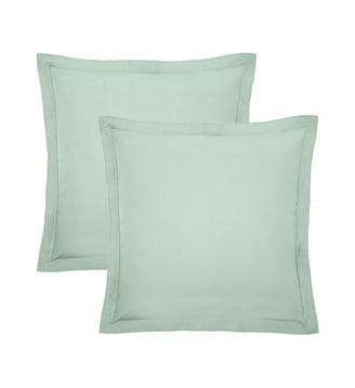 Lot de 2 taies percale de coton - Garnier Thiebaut - Givre
