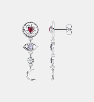 Pendants d’oreilles talismans cosmiques pierres - Thomas Sabo - Argent