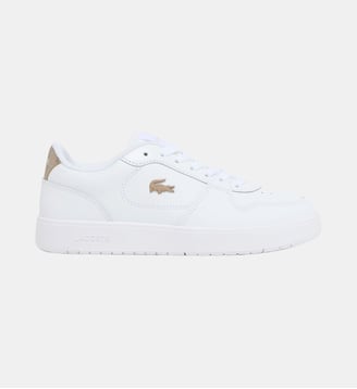 Sneakers Court Ace femme en cuir - Lacoste - Blanc et bronze