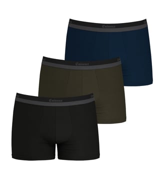 Boxers, lot de 3, STUDIO - Eminence - Noir et bleu