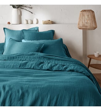 Housse de couette en lin lavé La Redoute Interieurs