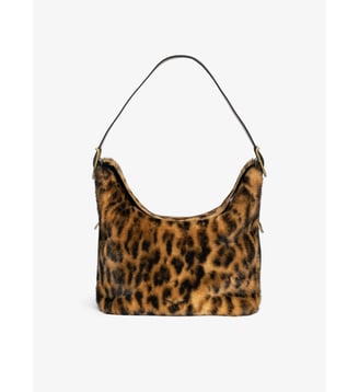 Sac Jane Leopard - Zadig&Voltaire - Cognac