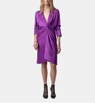 Robe Rozo Satin - Zadig&Voltaire - Violet goa
