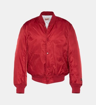 Blouson urban oversize - Schott - Rouge foncé