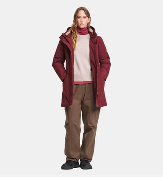 Parka imperméable à capuche GORE-TEX - Aigle - Bordeaux