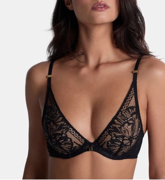 Soutien gorge Triangle avec armatures - Aubade - Noir