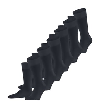 Chaussettes Happy 6-Pack Coton - Falke - Très bleu foncé