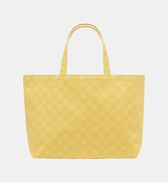 Sac en toile monogrammée - LOLITA - Gerard Darel - Citron et vanille