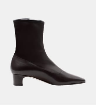 Rivers - Bottines En Cuir Nappa Stretch Expresso - Parallèle - Noir