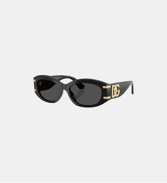 Lunettes de soleil Ovale DG4502 - Dolce & Gabbana - Noir