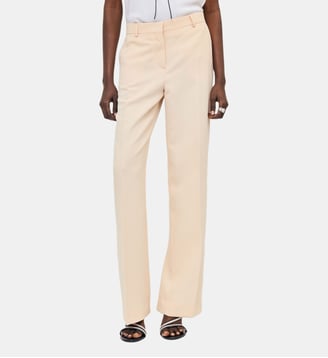 Pantalon de tailleur droit - The Kooples - Nude poudre