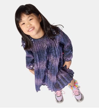 Robe plissee - Billieblush - Indigo