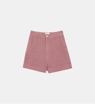 Short large uni STELLA - La Petite Etoile - Vieux rose