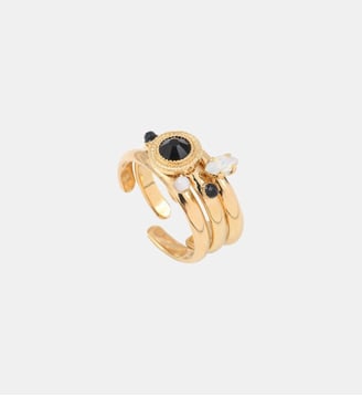 Bague ajustable   - Fujita - Satellite - Blanc