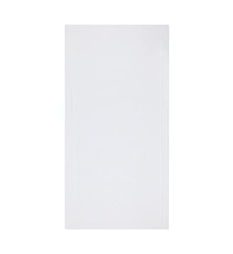 Serviette de plage jacquard coton bio - Vilebrequin - Blanc