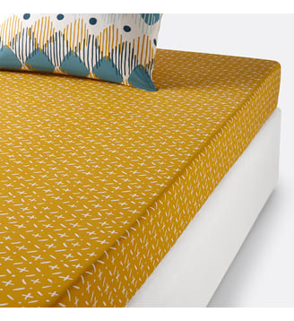 Drap housse imprimé La Redoute Interieurs