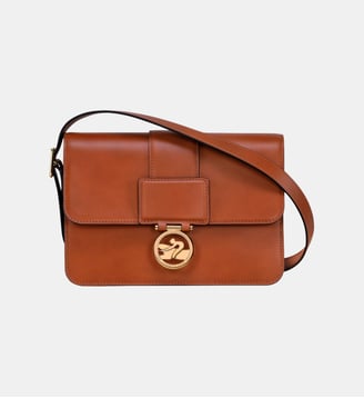 Sac bandoulière M - Box-Trot - Longchamp - Cognac